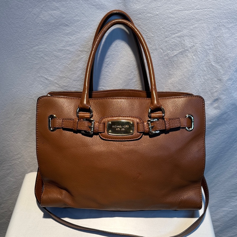 Michael Kors Tan Leather Satchel